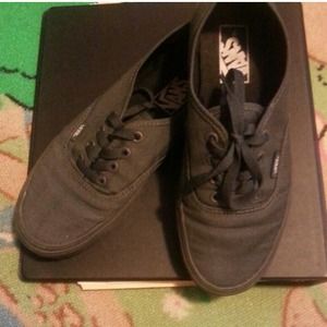 Dark grey Vans !
