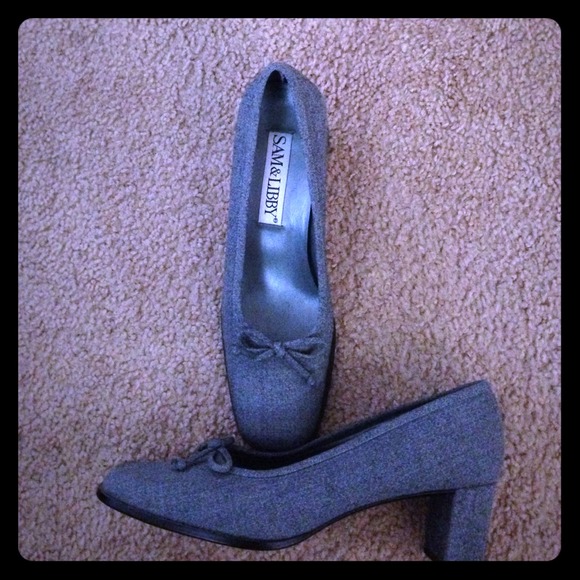 Grey fabric shoes from Sam & Libby