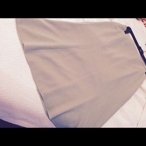 Armani Collezioni light grey tulip skirt