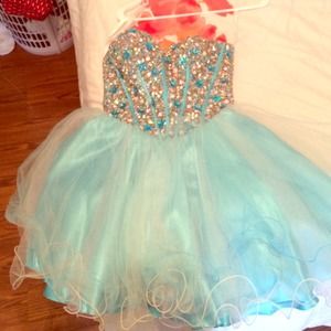 Light blue princess style dress