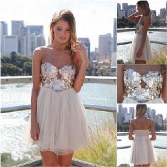 ✨NWT BLack sequin bust dress