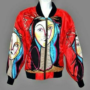 Vintage Braetan Picasso Cubism Abstract Jacket