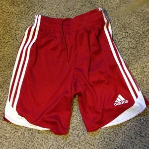Adidas red shorts