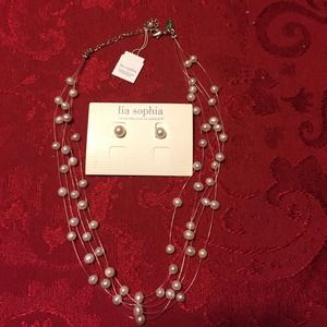 Lia Sophia fresh water pearl BUNDLE