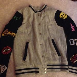 Letterman style jacket