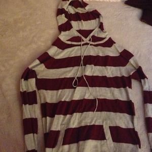Striped hoodie