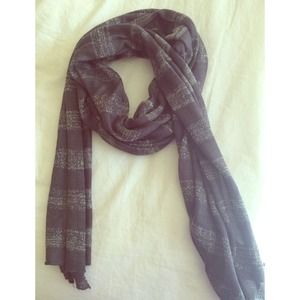 Gray and Silver Scarf