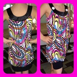 Girls size 7 colorful summer dress