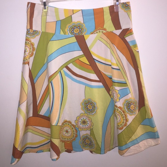 Multi colored skirt