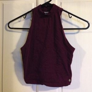 Purple crop top