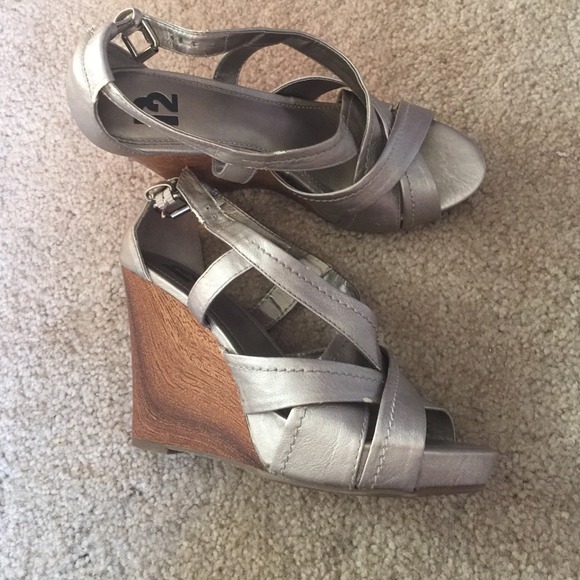 Silver sandals