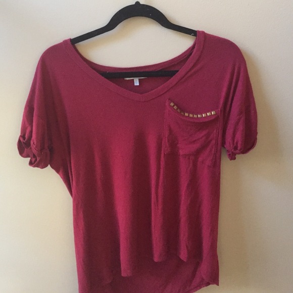 Red top with studded frocket!