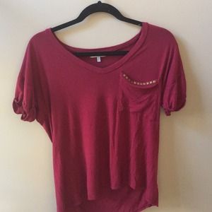 Red top with studded frocket!