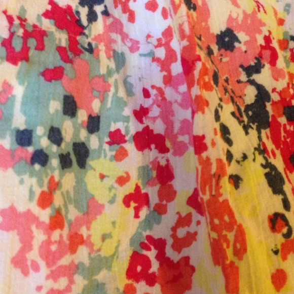 Sweet heart neck floral Abercrombie dress - Picture 2 of 4