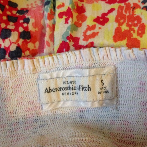 Sweet heart neck floral Abercrombie dress - Picture 4 of 4