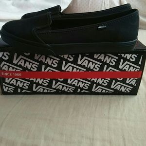 ON HOLD Black Vans NEVER worn!! NWOT