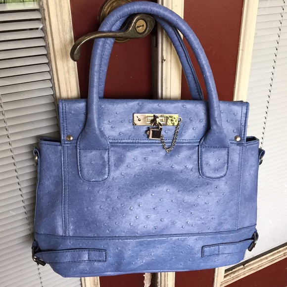 Periwinkle satchel purse