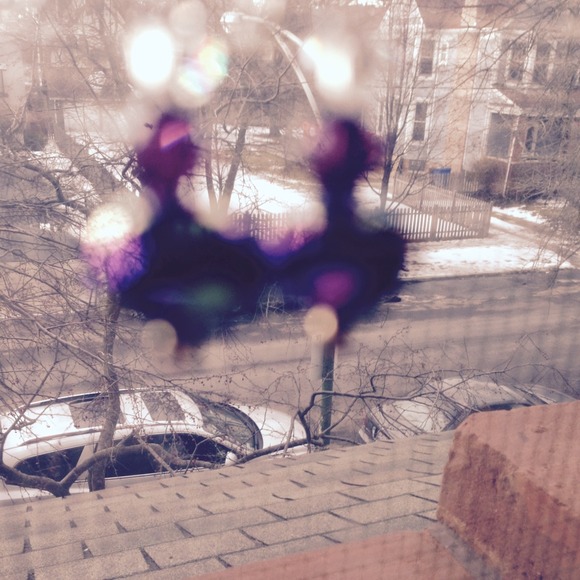 Hand beaded earrings - Picture 2 of 2