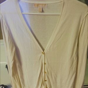 Michael Kors ivory cardigan