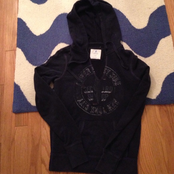 Aerie navy hoodie XS