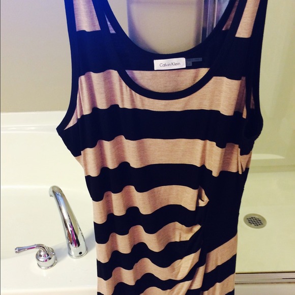 NWT Calvin Klein sundress. Gathered side.