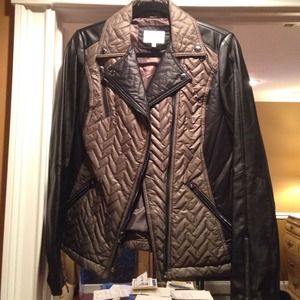 Laundry Leather and Quilted jacket