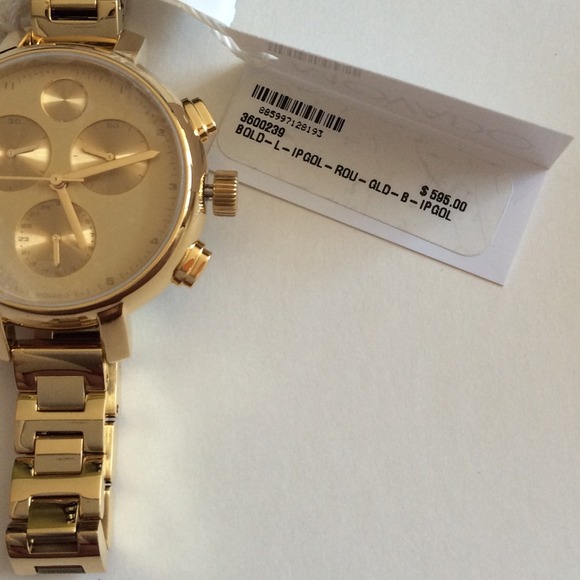 Final reduction! NWT Authentic Gold Movado Bold - Picture 4 of 4