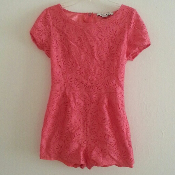 Coral romper!