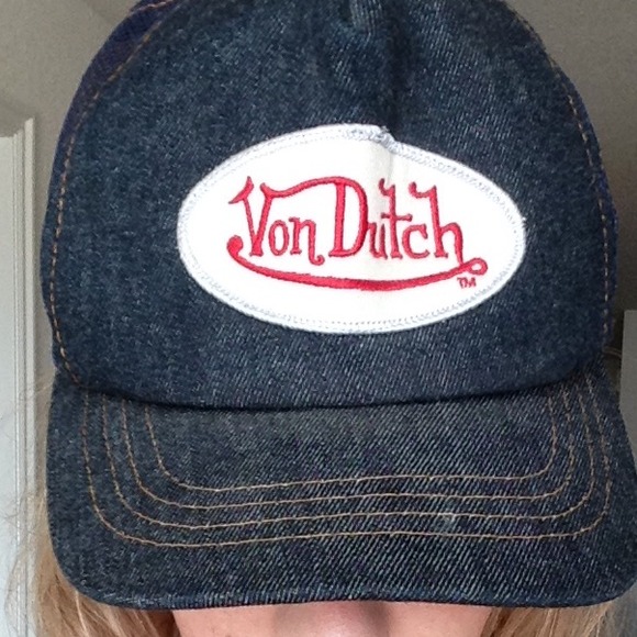 Von Dutch Denim Trucker Hat - Deadstock