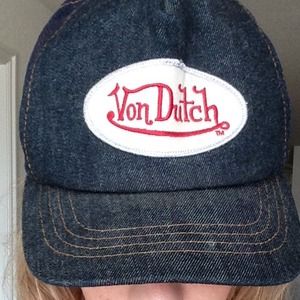 Von Dutch Denim Trucker Hat - Deadstock