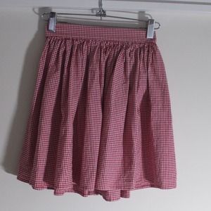 Gingham Skirt