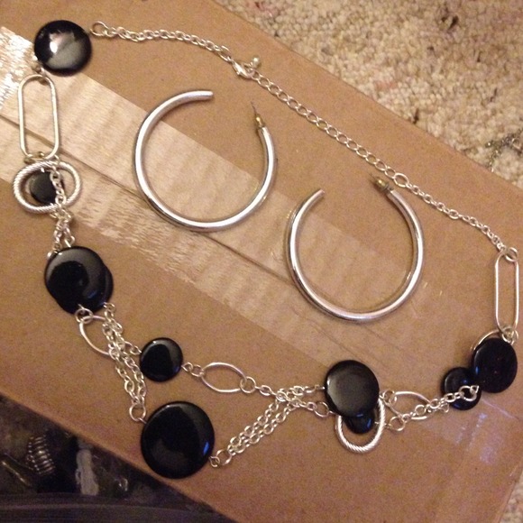 Necklace and earrings