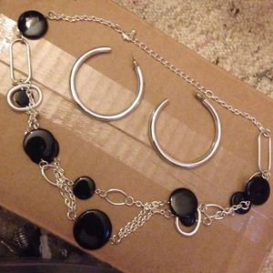 Necklace and earrings
