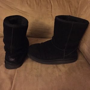 Black UGG boots size 10