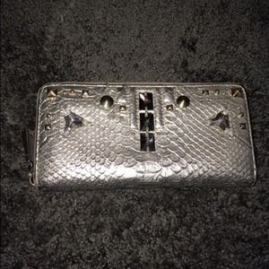 USED JUICY COUTURE FAUX SNAKESKIN LIKE WALLET