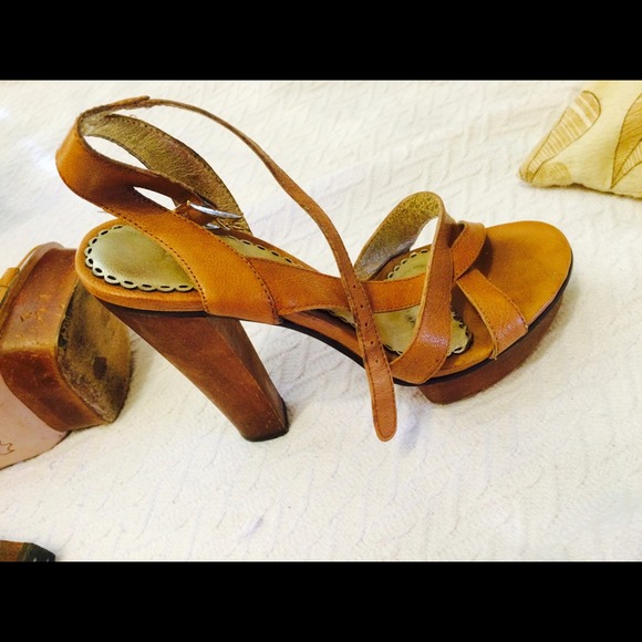 Platform sandals by Bebe.