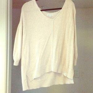 American eagle oatmeal color oversized top.