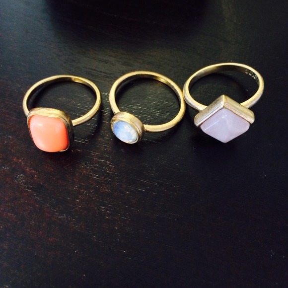 Authentic Juicy Couture Ring Set SIze 7