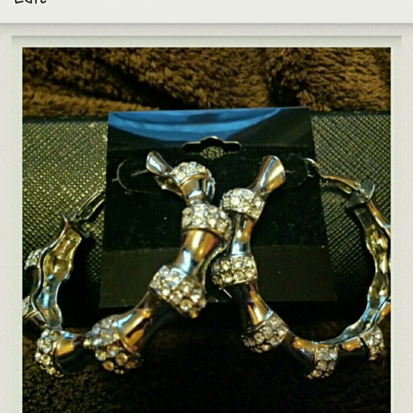 🔴 NEW Bamboo Hoop Earrings