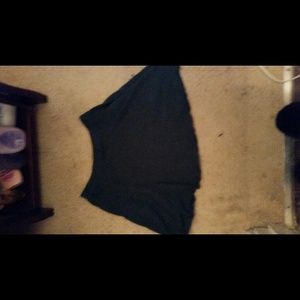 Forest green skater skirt