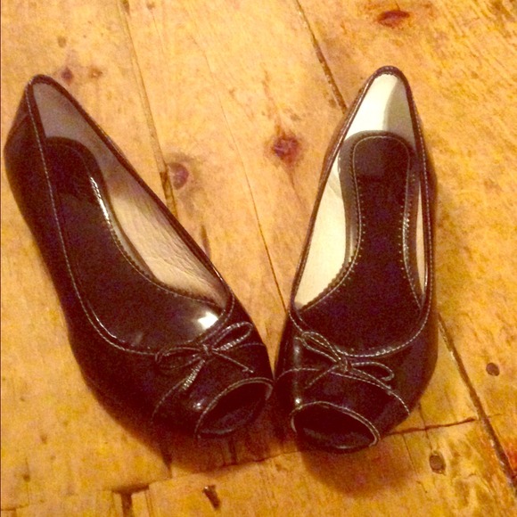 Black Leather Clarks