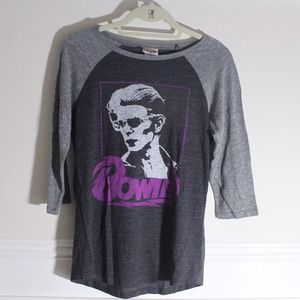 oversized David Bowie t shirt