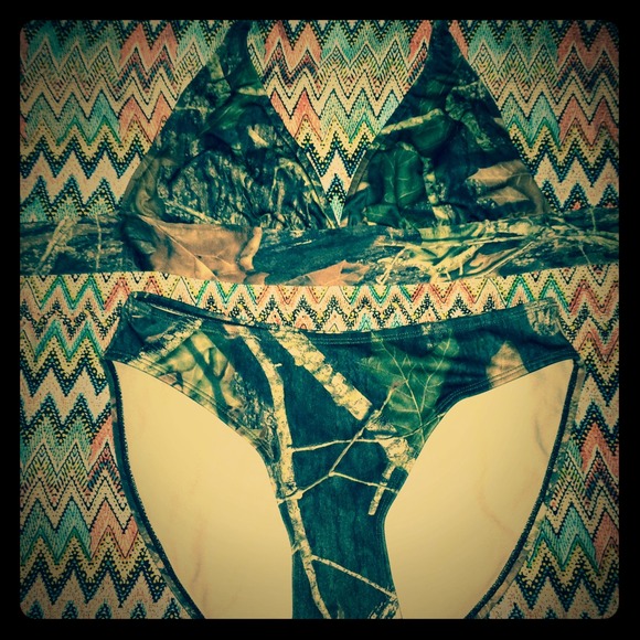 Camo bathing suit