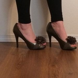 Silver heels