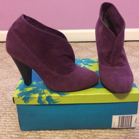 Purple booties!