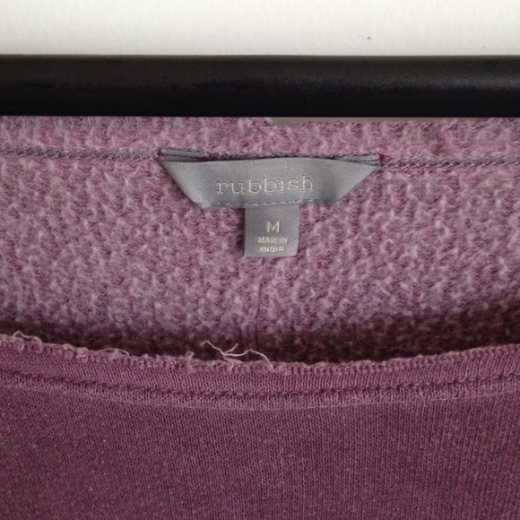 By 'Rubbish'; burgundy oversized sweater - Picture 3 of 4
