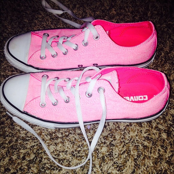 Neon Pink Converse