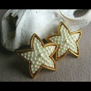 🔴VINTAGE Star fish earrings