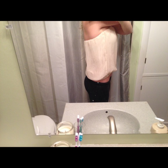 Nude tube top