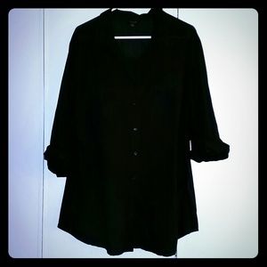 SimplyBe-Rollup Boyfriend Sheer Top